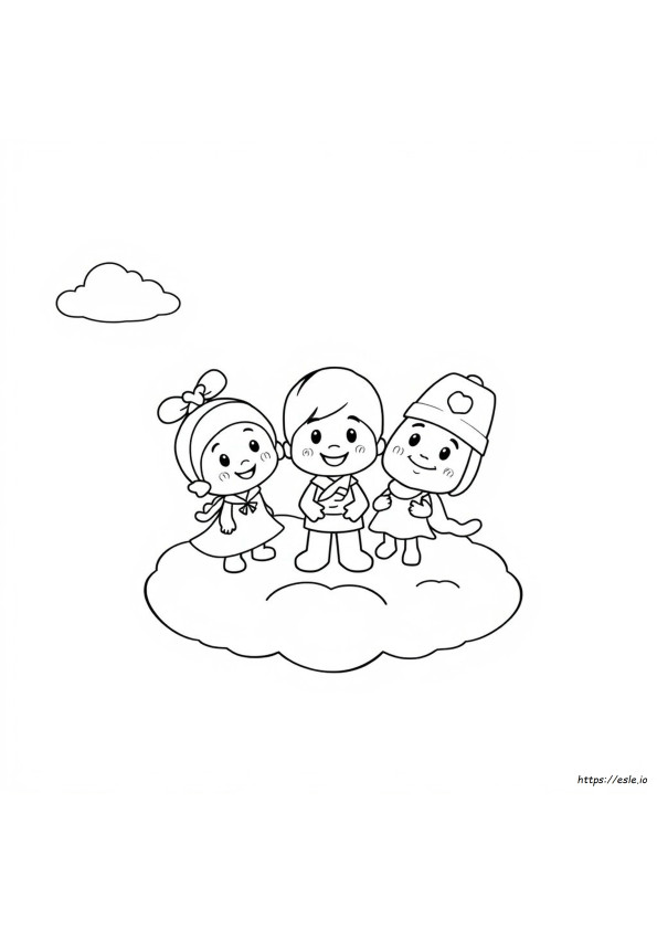 Pagini De Colorat Super Pocoyo