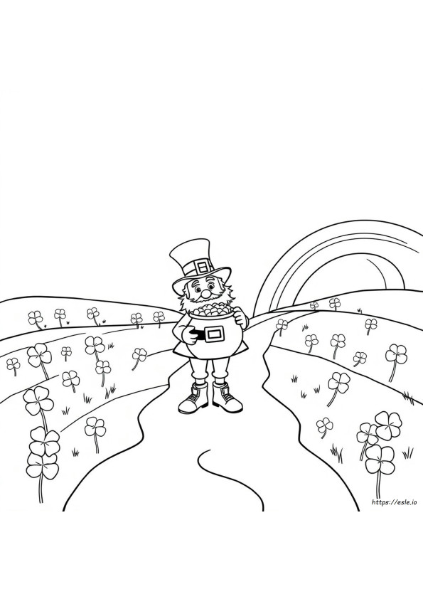 Páginas Para Colorear De San Patricio Para Imprimir