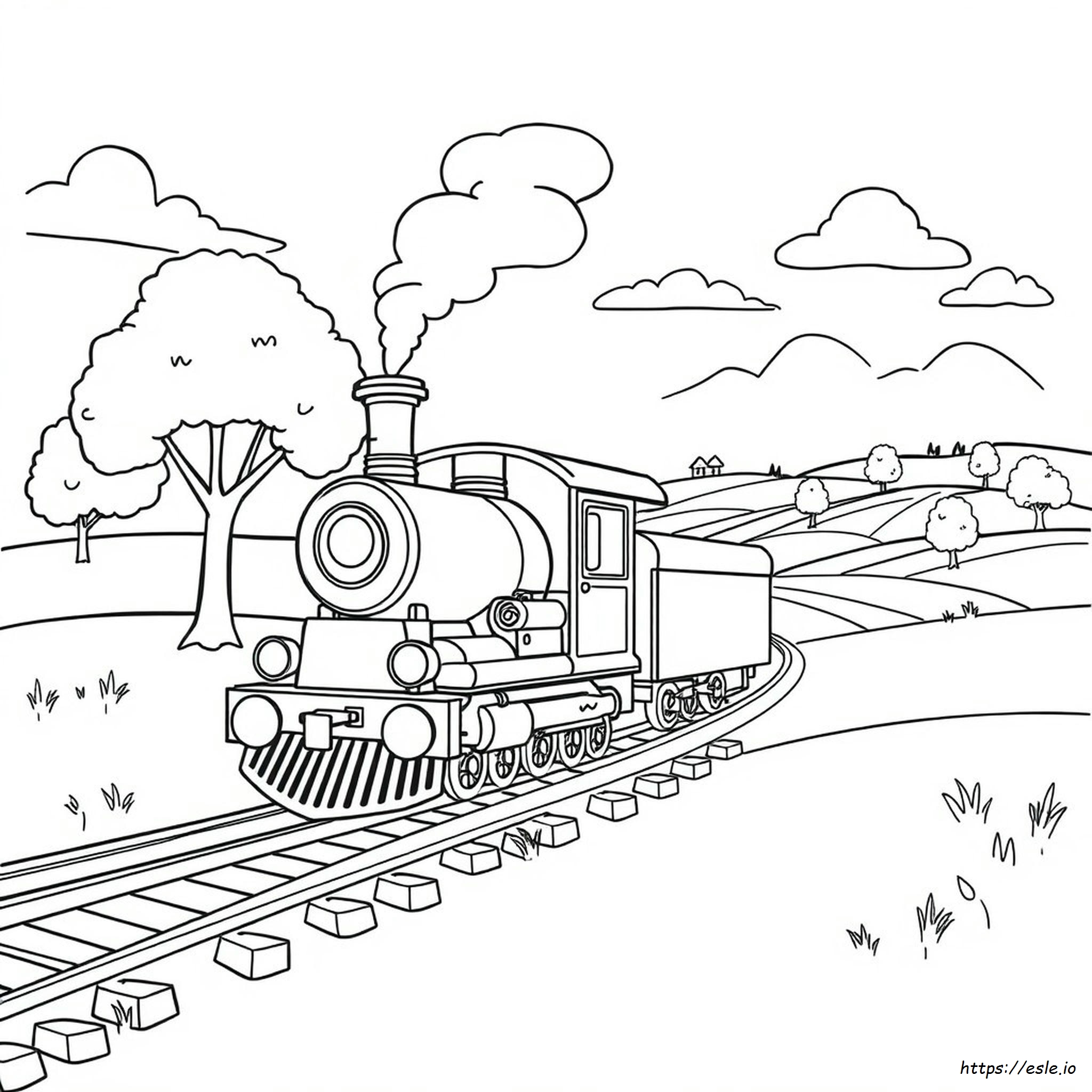 Coloriage Train