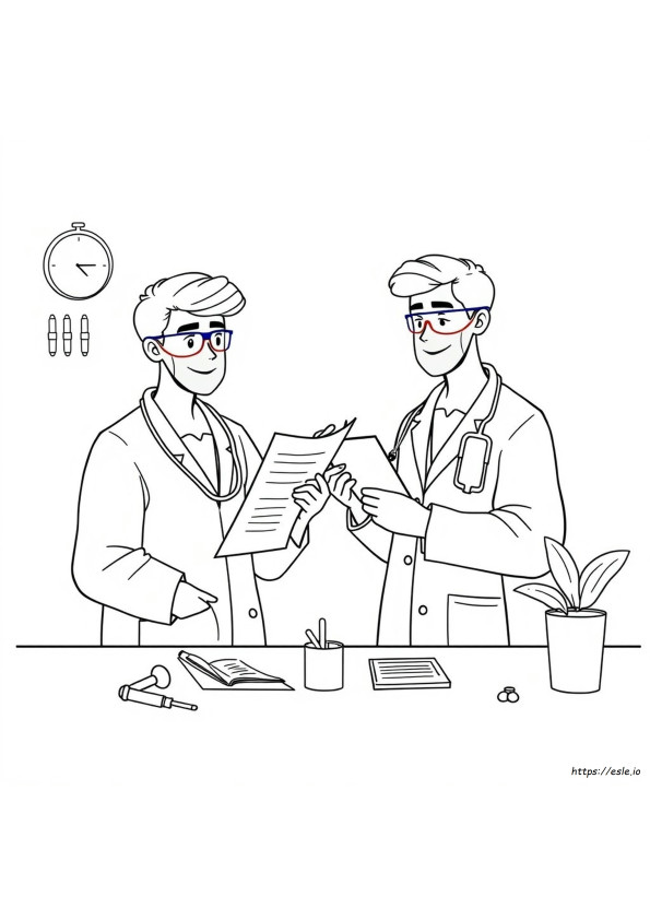 Ferramentas De Médico Para Colorir