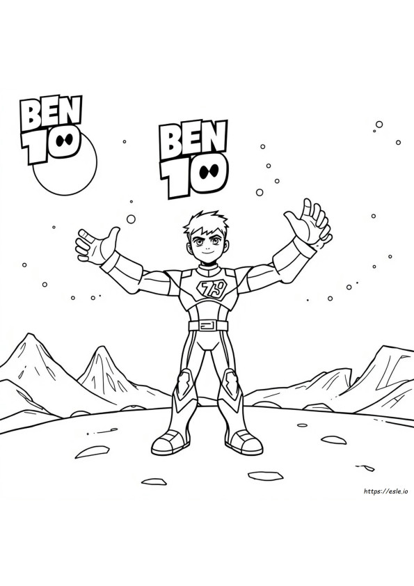 Coloring Ben 10 Four Arms Drawing