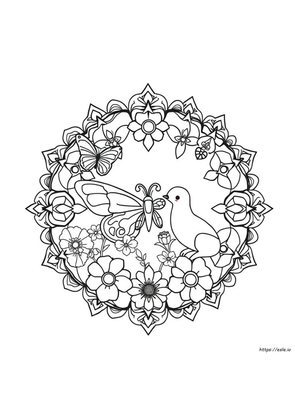 Mandala Hewan Gambar Mewarnai