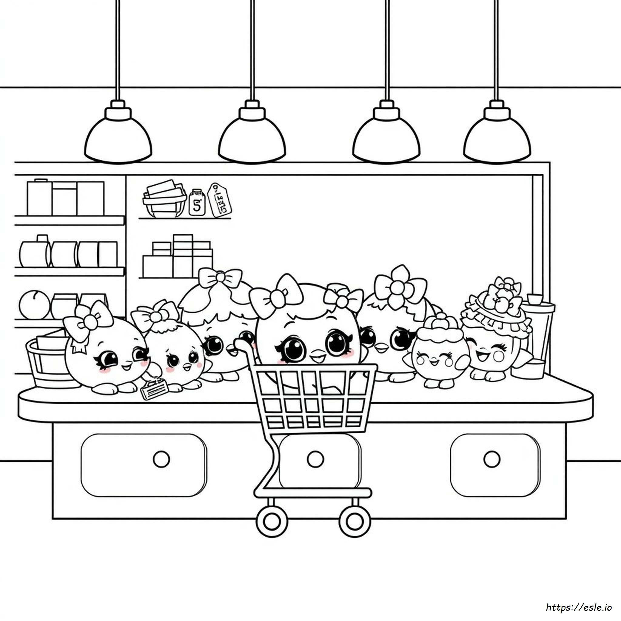 Shopkins Coloring Pages Online