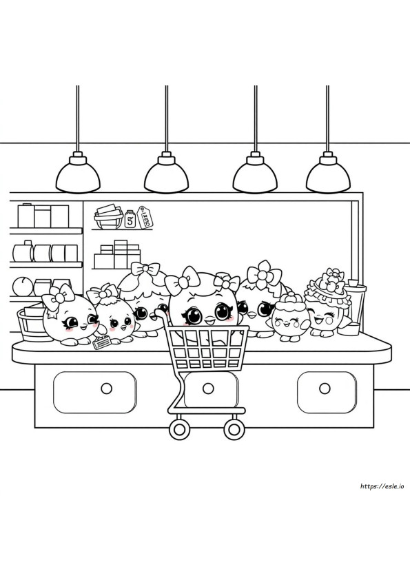 Shopkins Coloring Pages Online