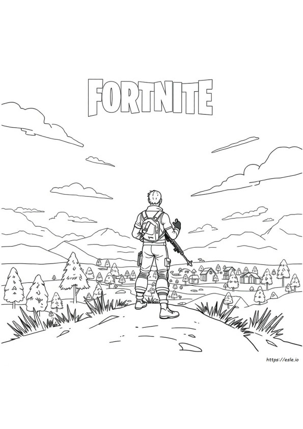 Fortnite Temporada 2 Para Colorir