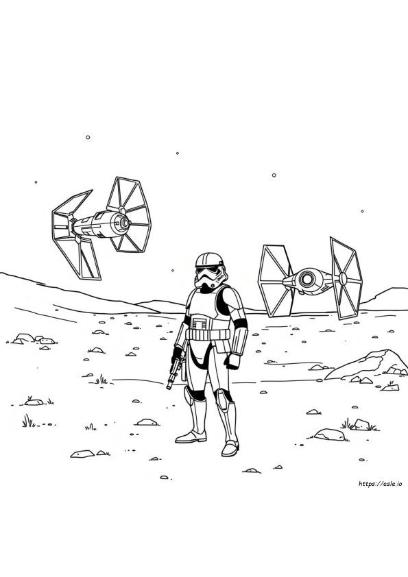 Star Wars First Order Coloring Pages