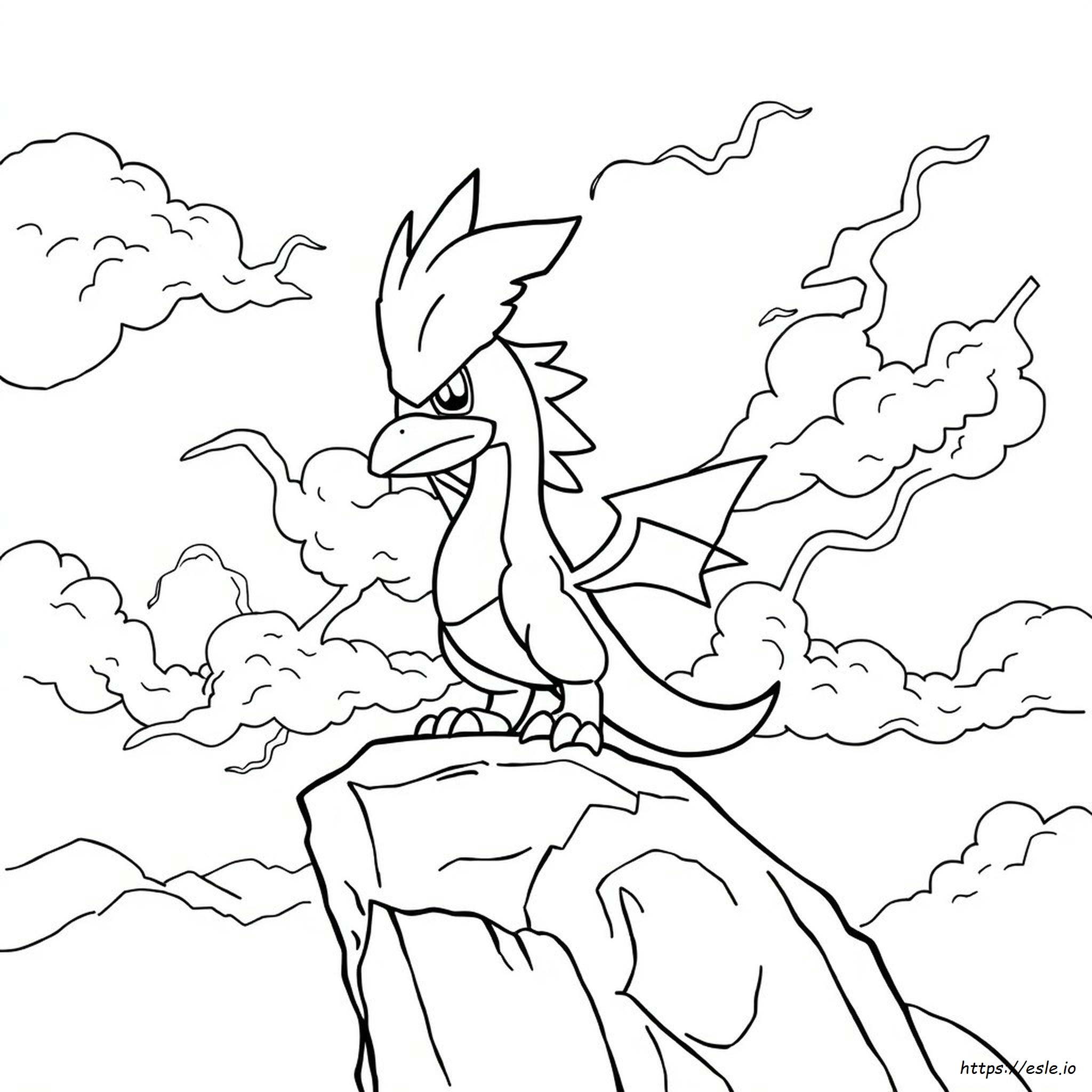 Zapdos Colouring Pages