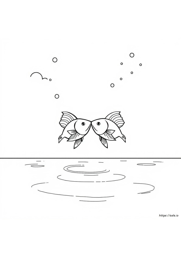 Pisces Coloring Pages Printable