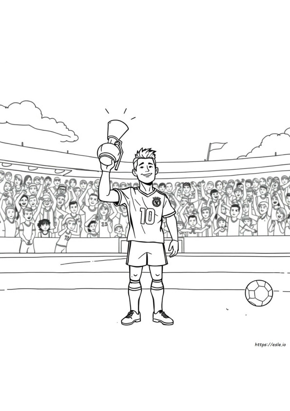 Free Ronaldo Coloring Pages