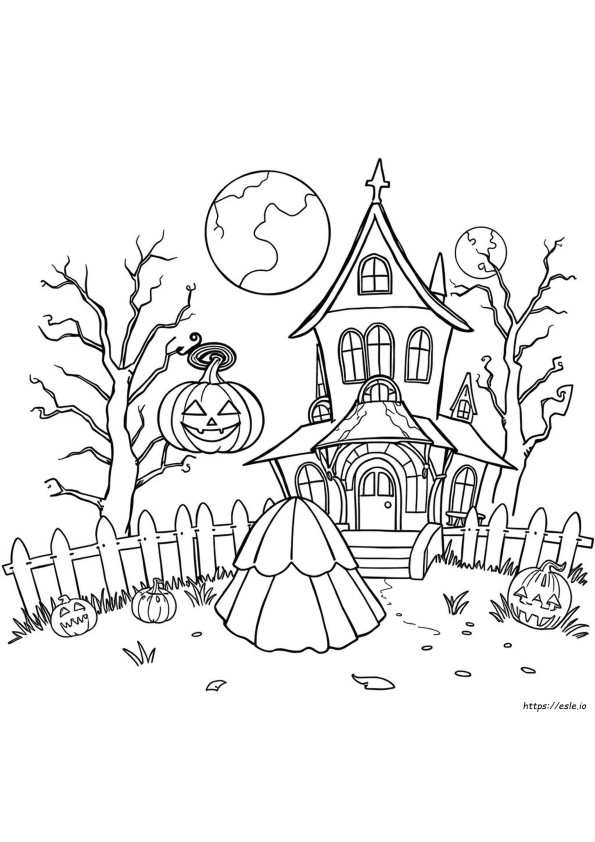 Halloween Princess Coloring Pages Printable