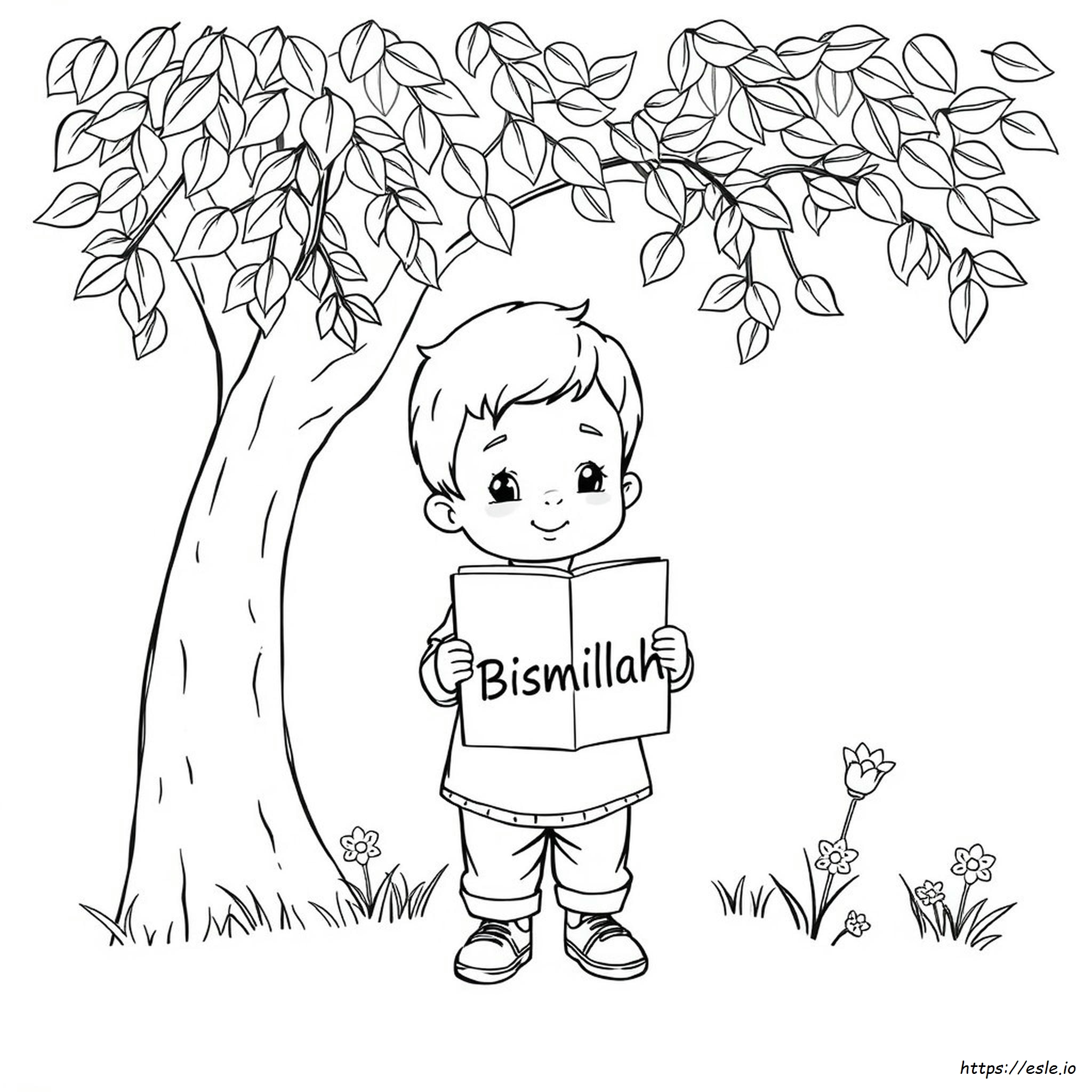 Bismillah Colouring Pages
