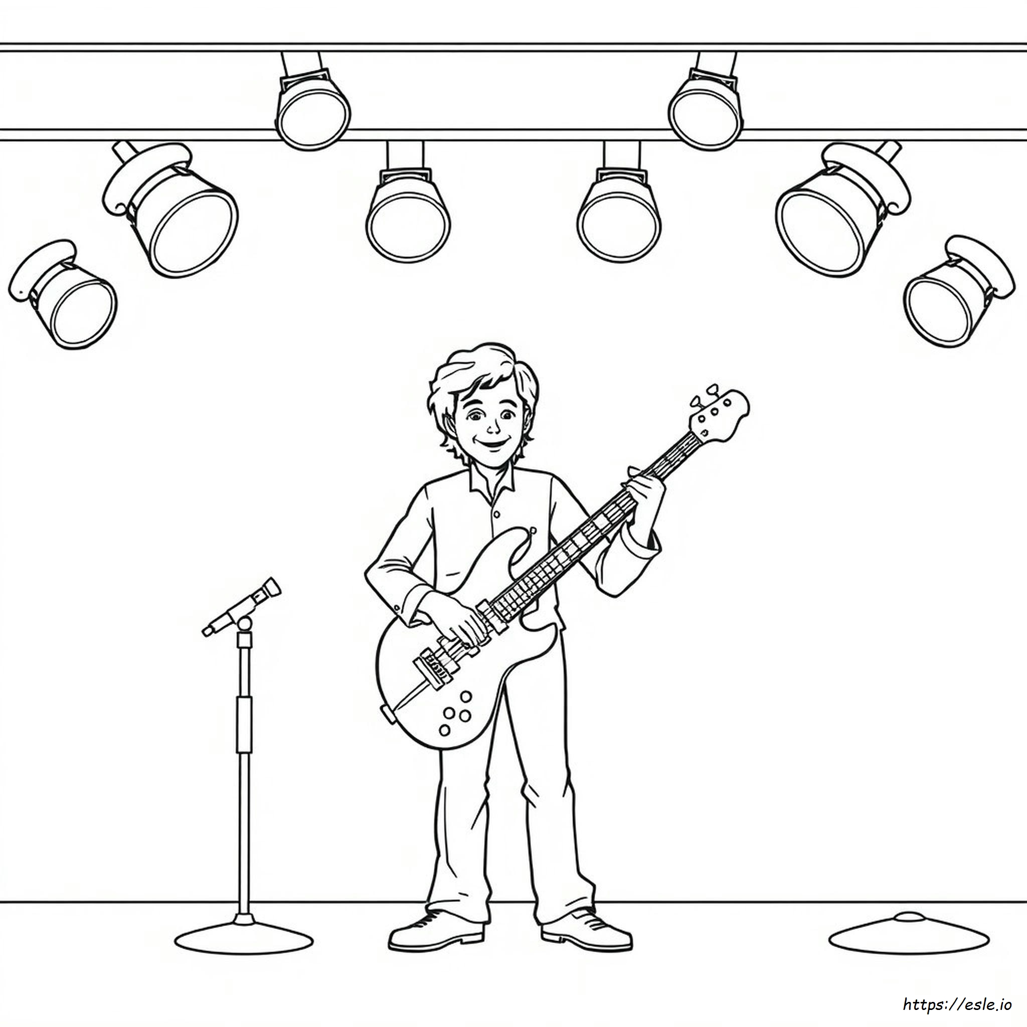 Paul Mccartney Coloring Page