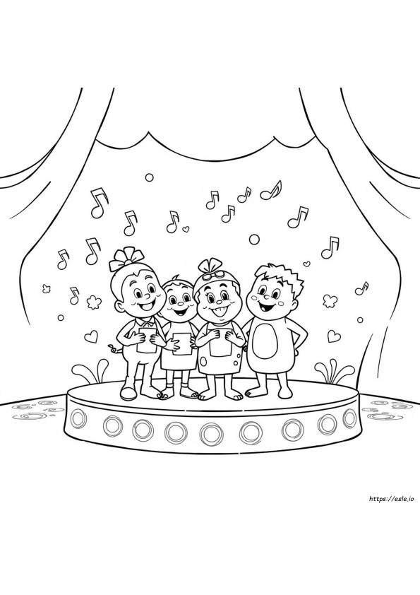 Yo Gabba Gabba Coloring Sheets