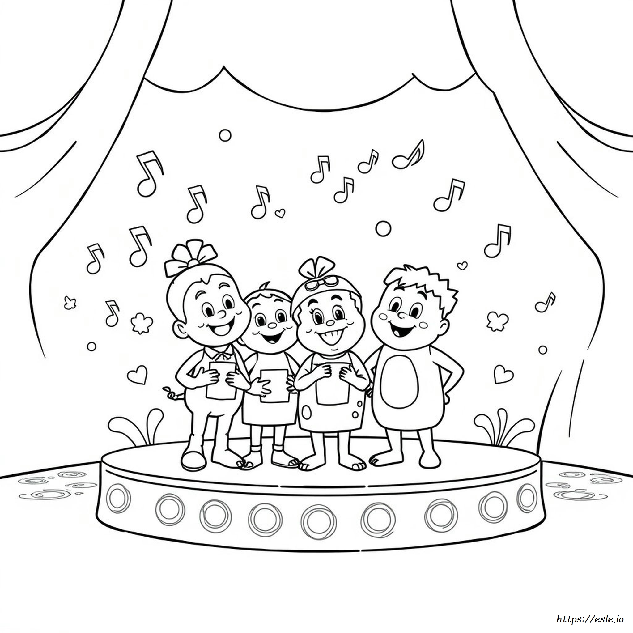 Feuilles De Coloriage Yo Gabba Gabba