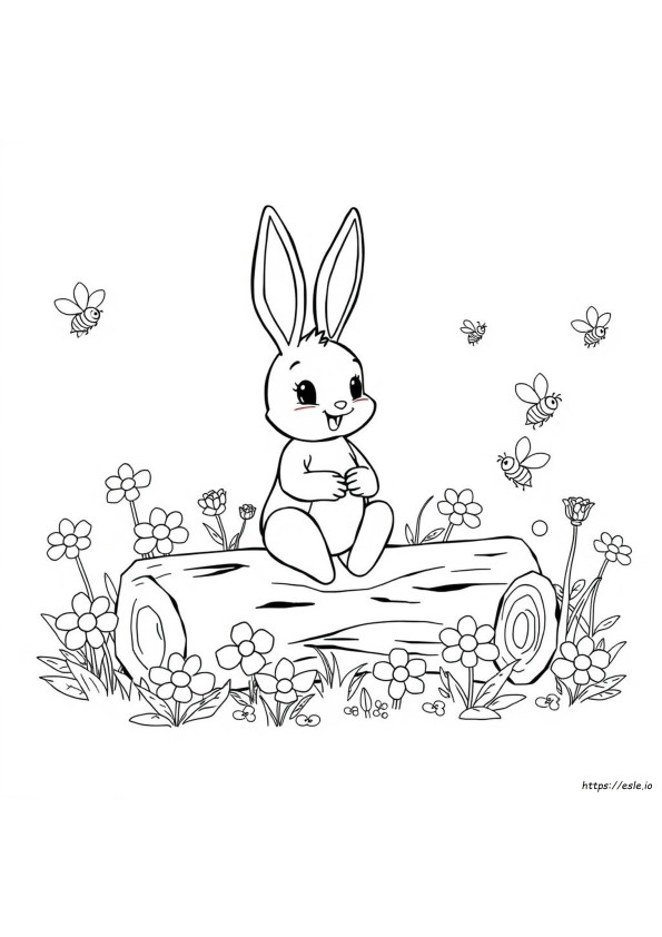 Honey Bunny Coloring Pages