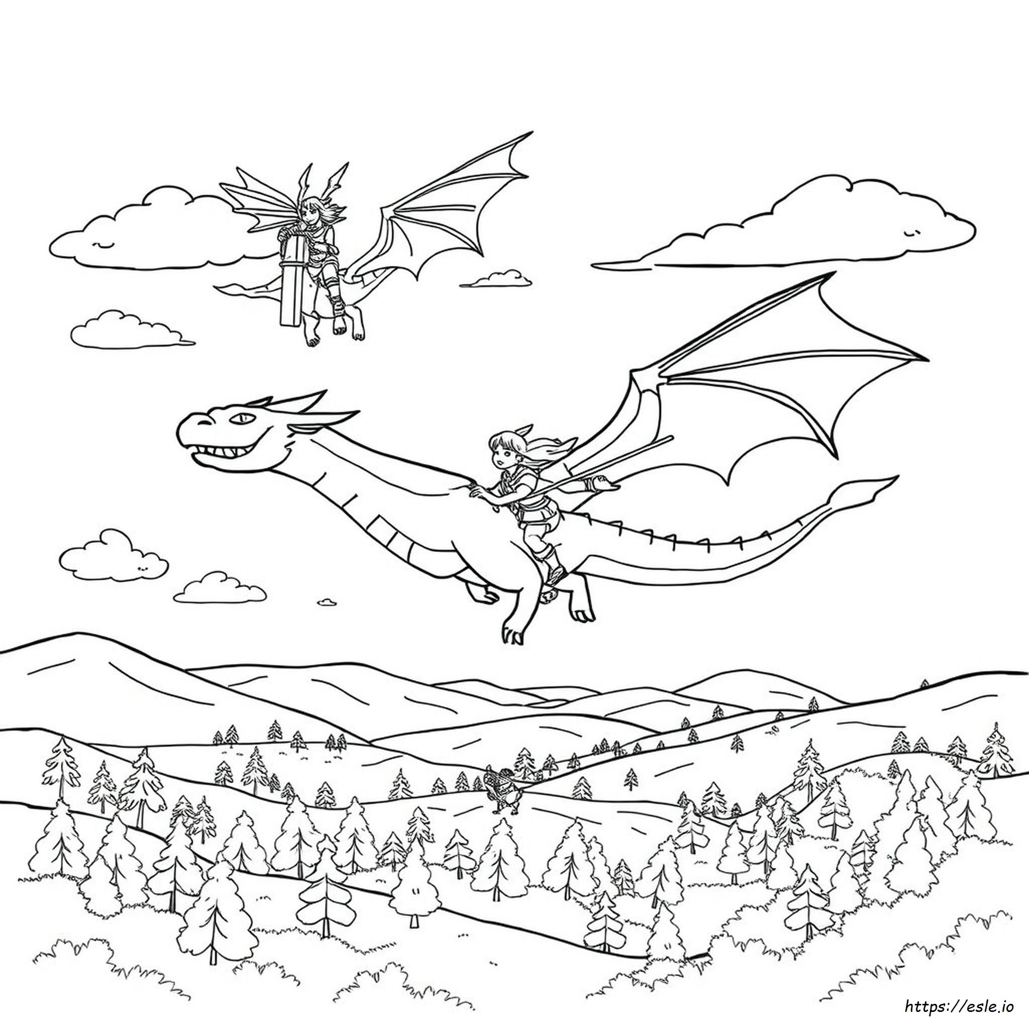 Dragons Rescue Riders Winger Coloring Pages