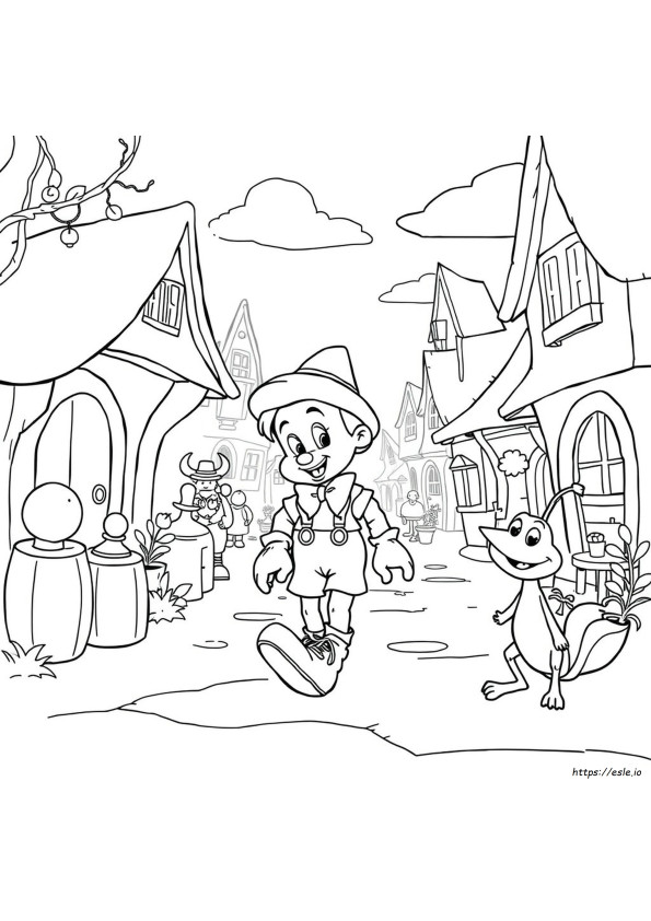 Pinocchio Colouring
