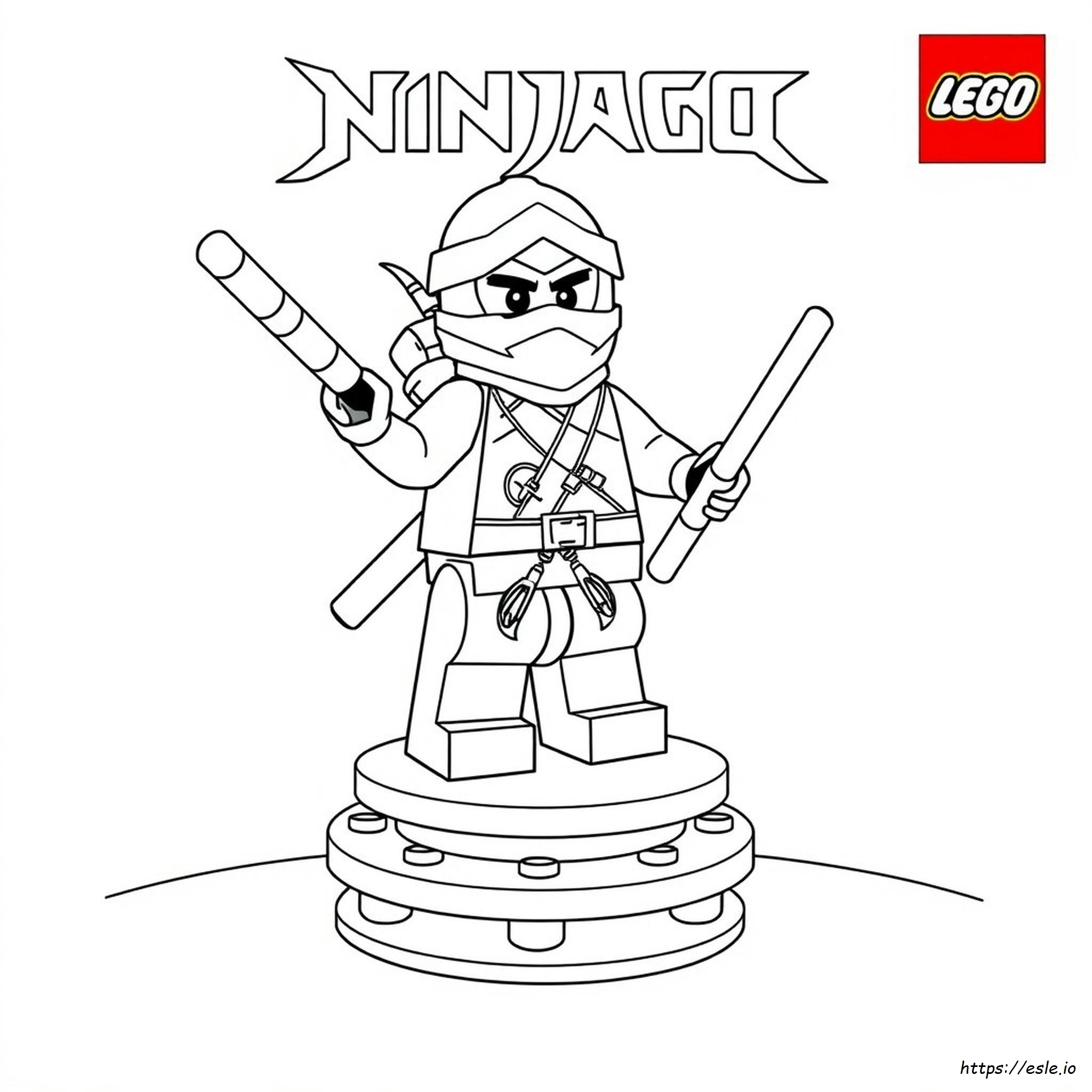Lego Ninjago Lloyd Colouring Pages
