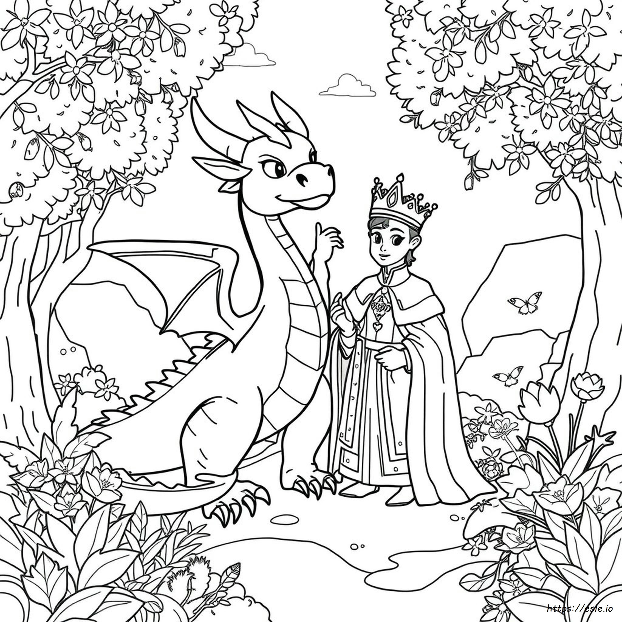 Zym Dragon Prince Coloring Pages