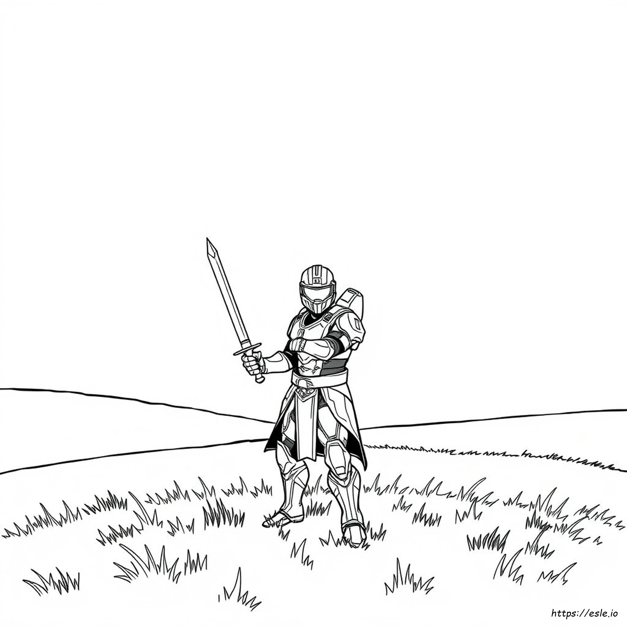 Easy Halo Coloring Pages