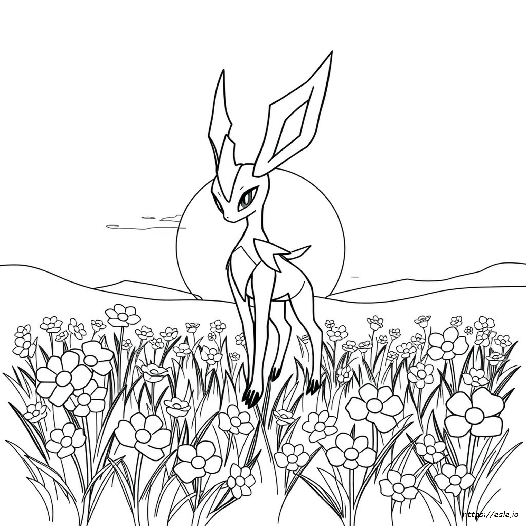 Pokemon Xerneas Coloring Pages