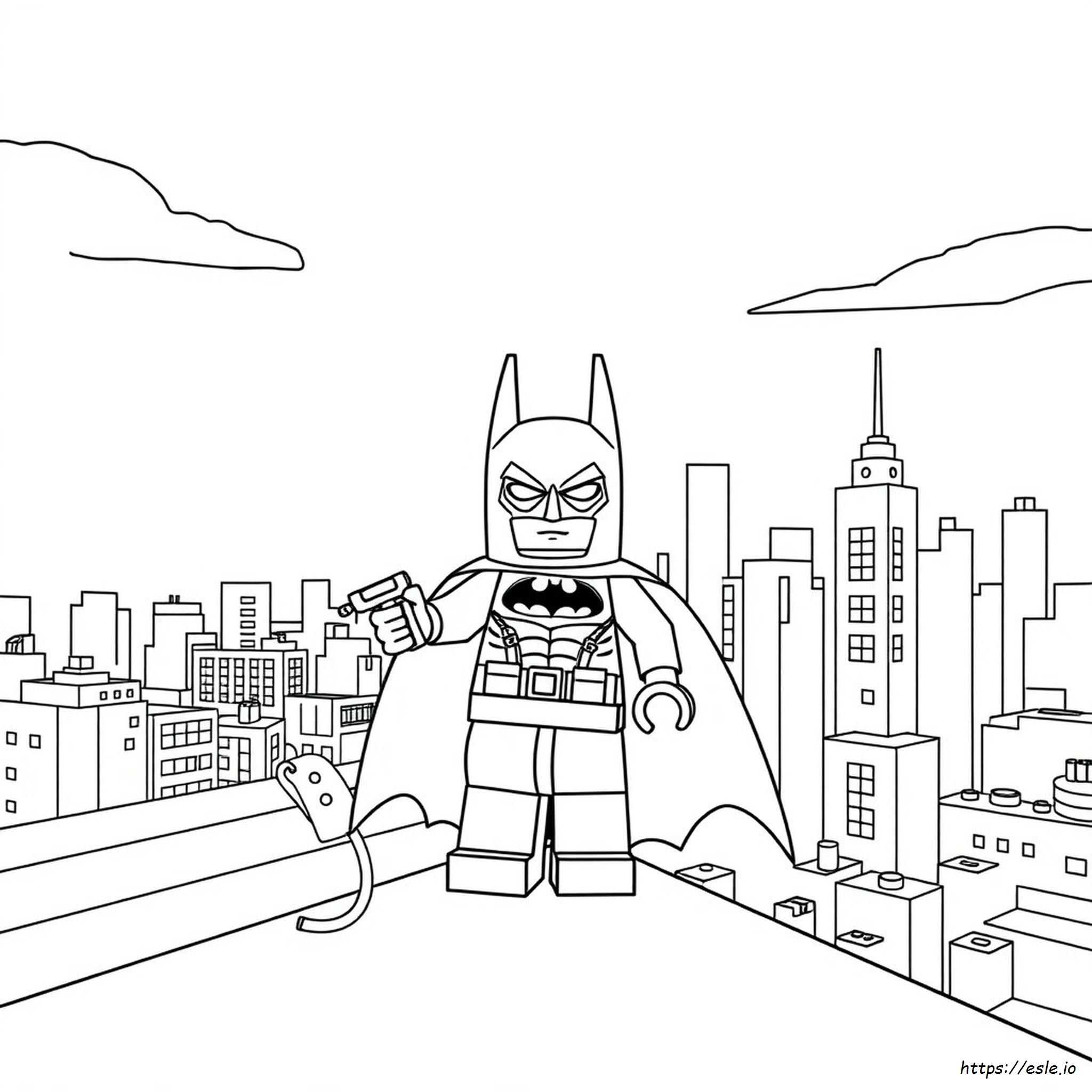 Lego Batman Lembar Mewarnai
