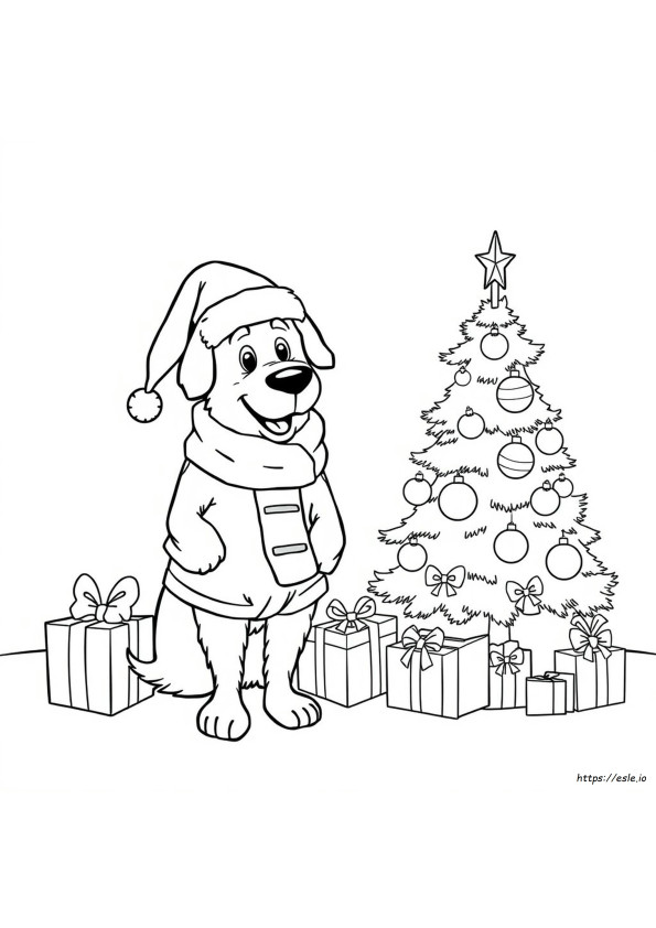 Dogman Christmas Coloring Pages