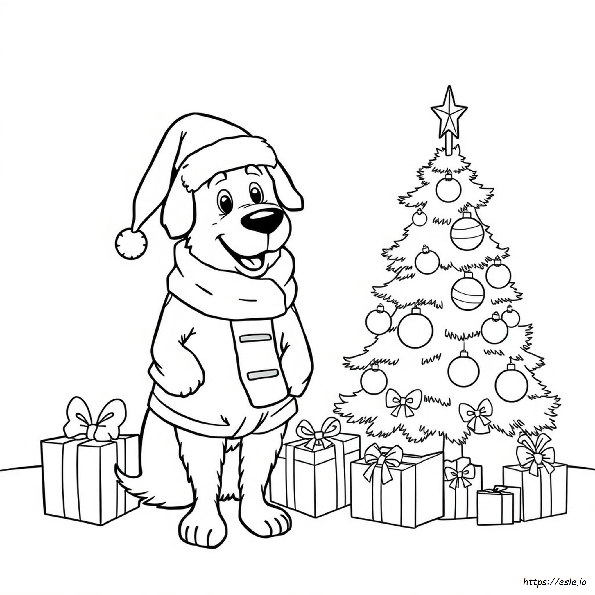 Dogman Christmas Coloring Pages