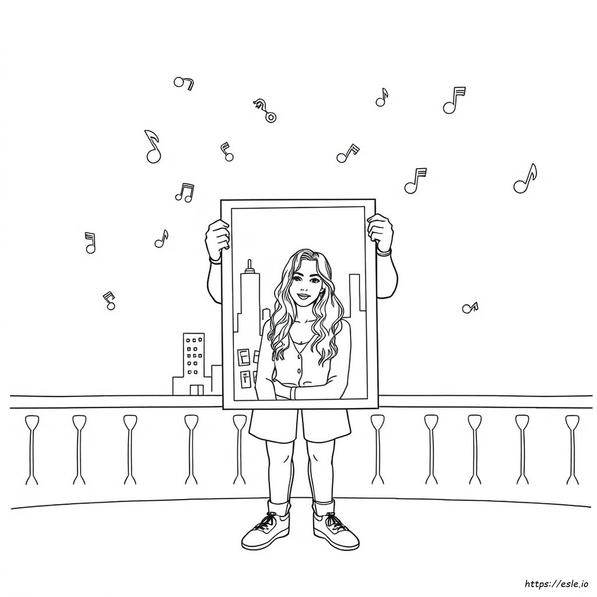 Free Olivia Rodrigo Coloring Pages