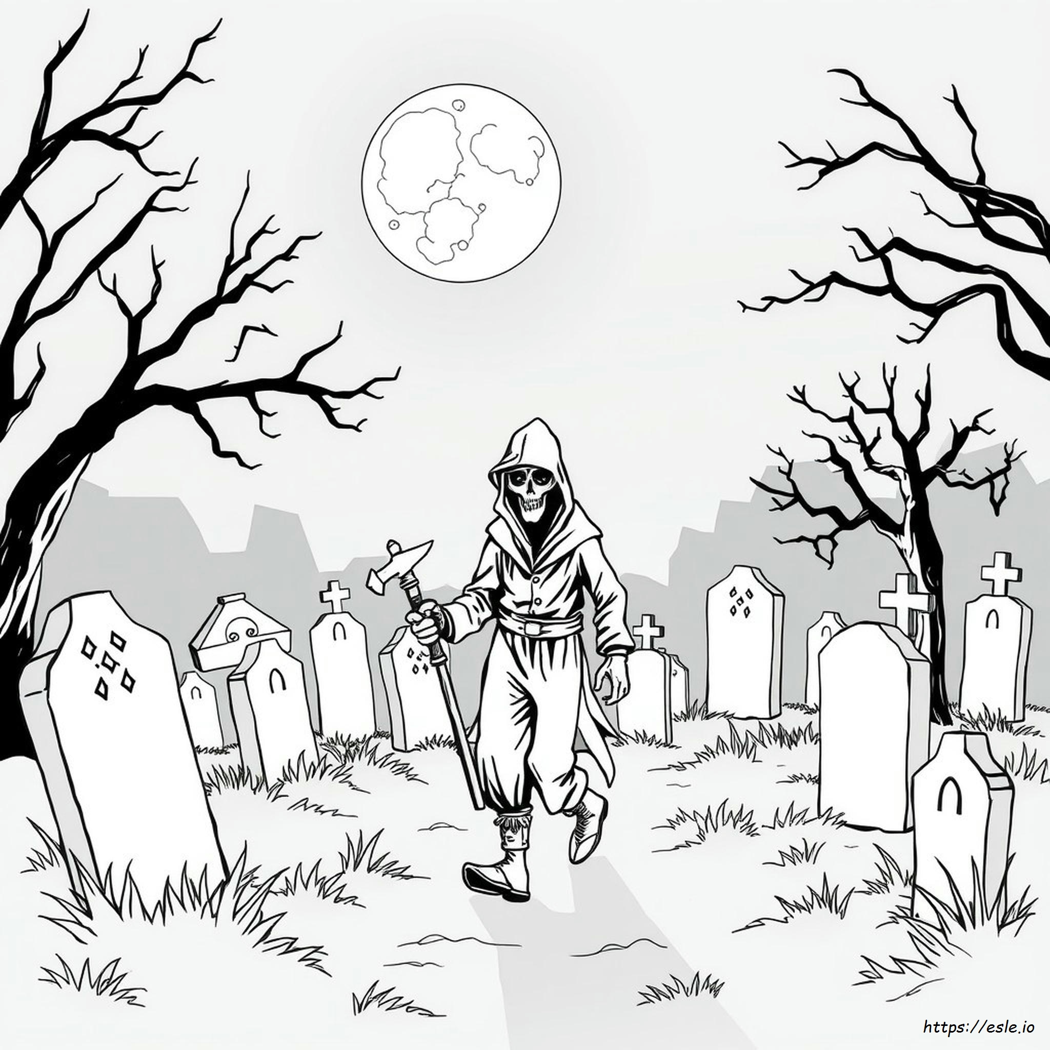 Gravedigger Coloring Pages