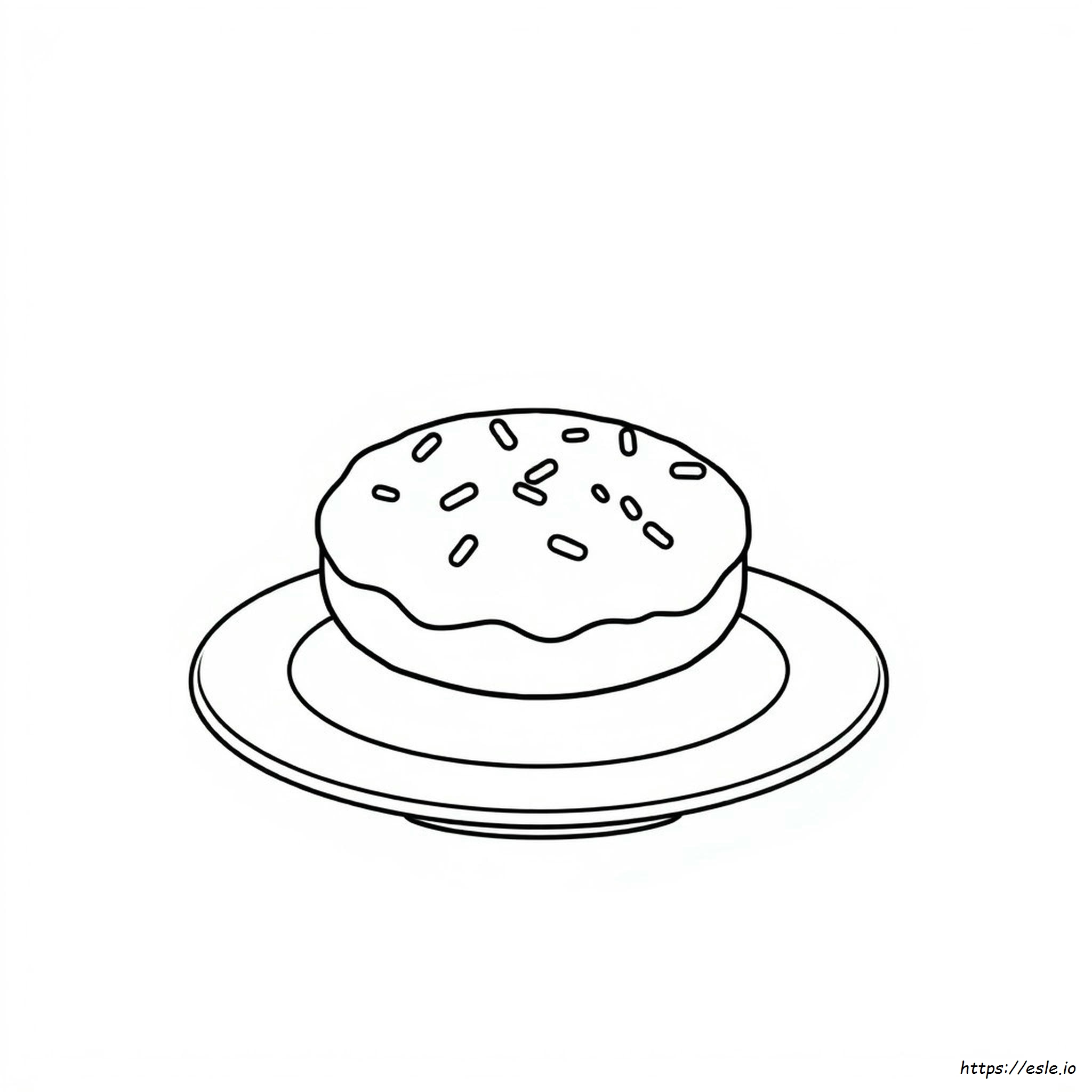 Decorate A Cookie Coloring Page
