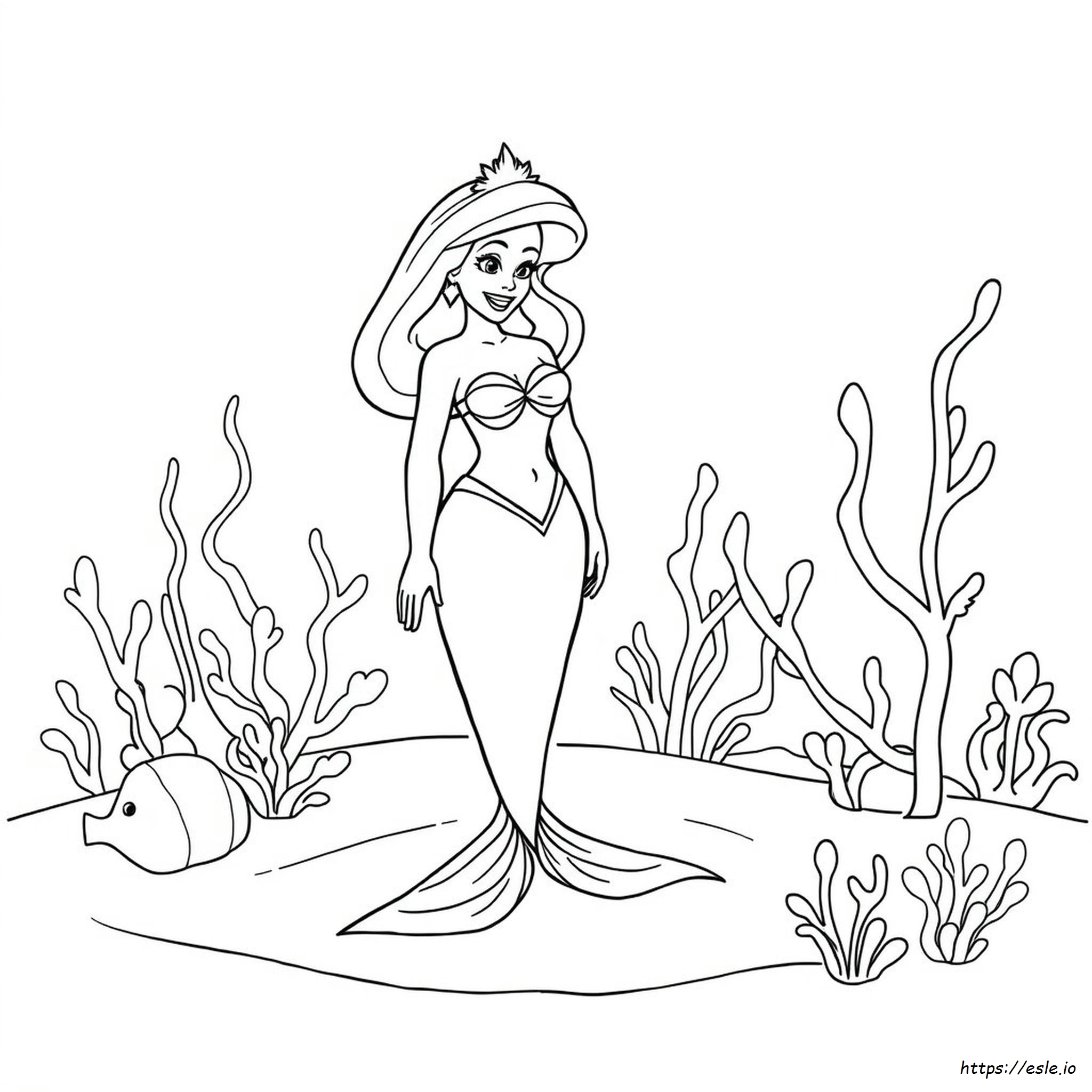 The Little Mermaid Ursula Coloring Pages