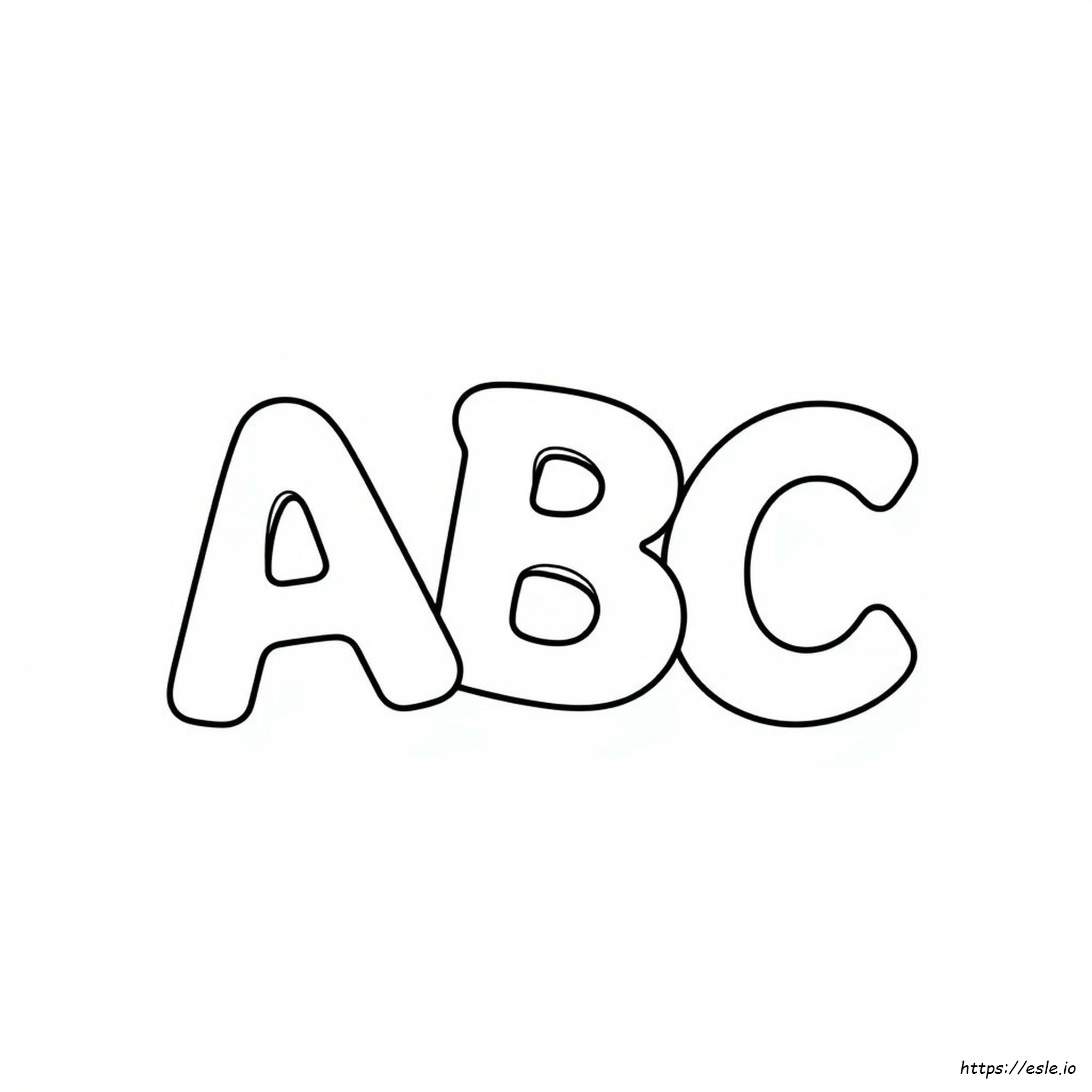 Sampul Buku Mewarnai Abc