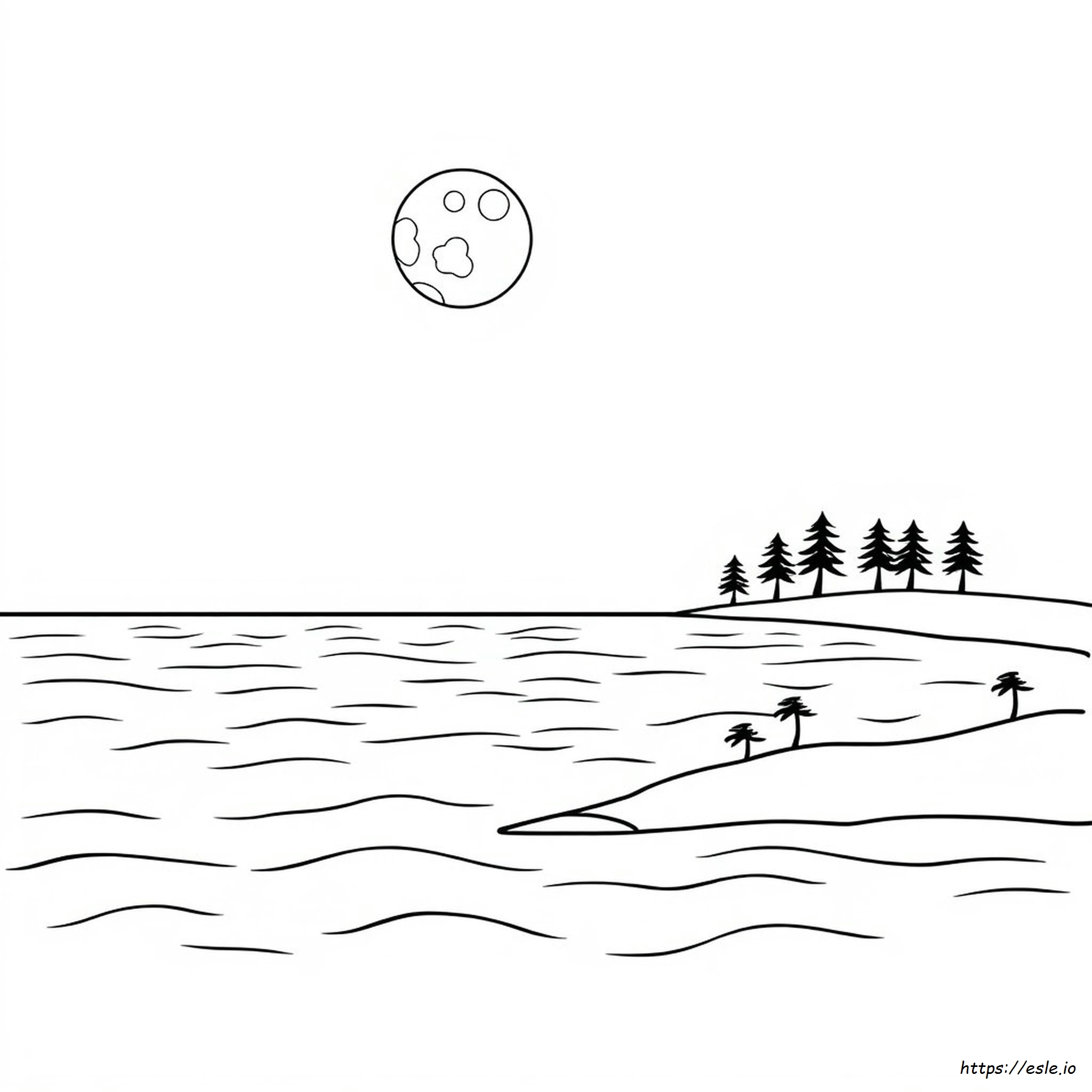 Disegni Della Luna Da Colorare