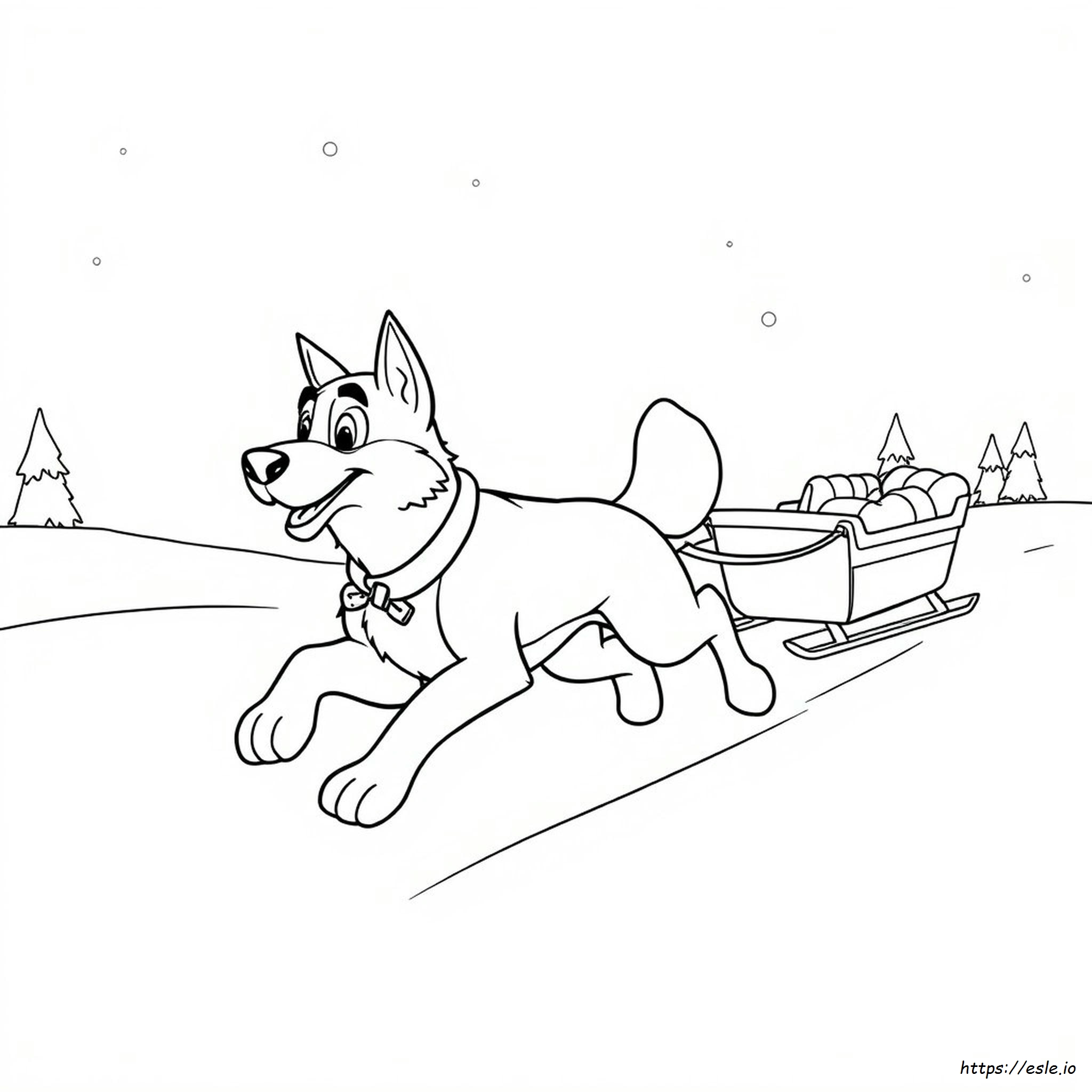 Balto Colouring Pages