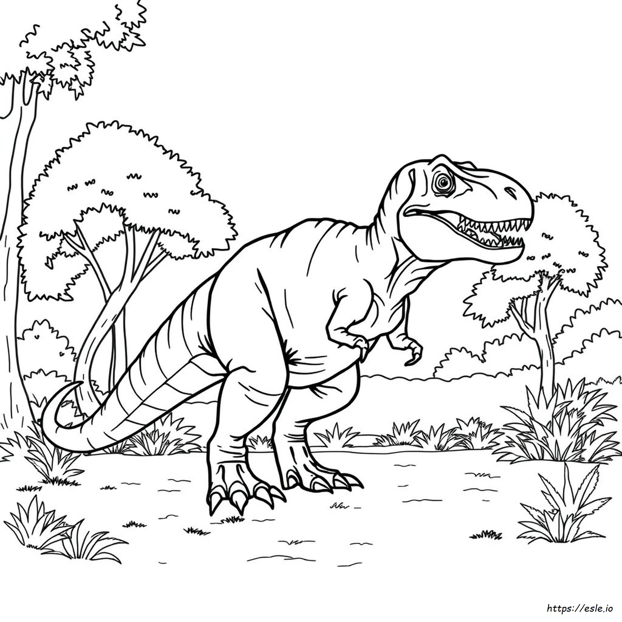 Indominus Rex Coloring Page