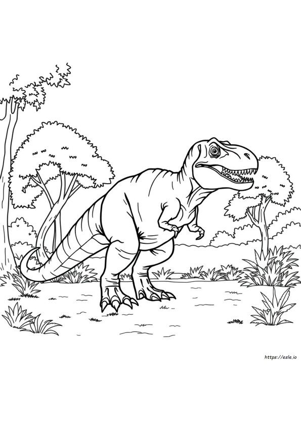 Indominus Rex Kolorowanka