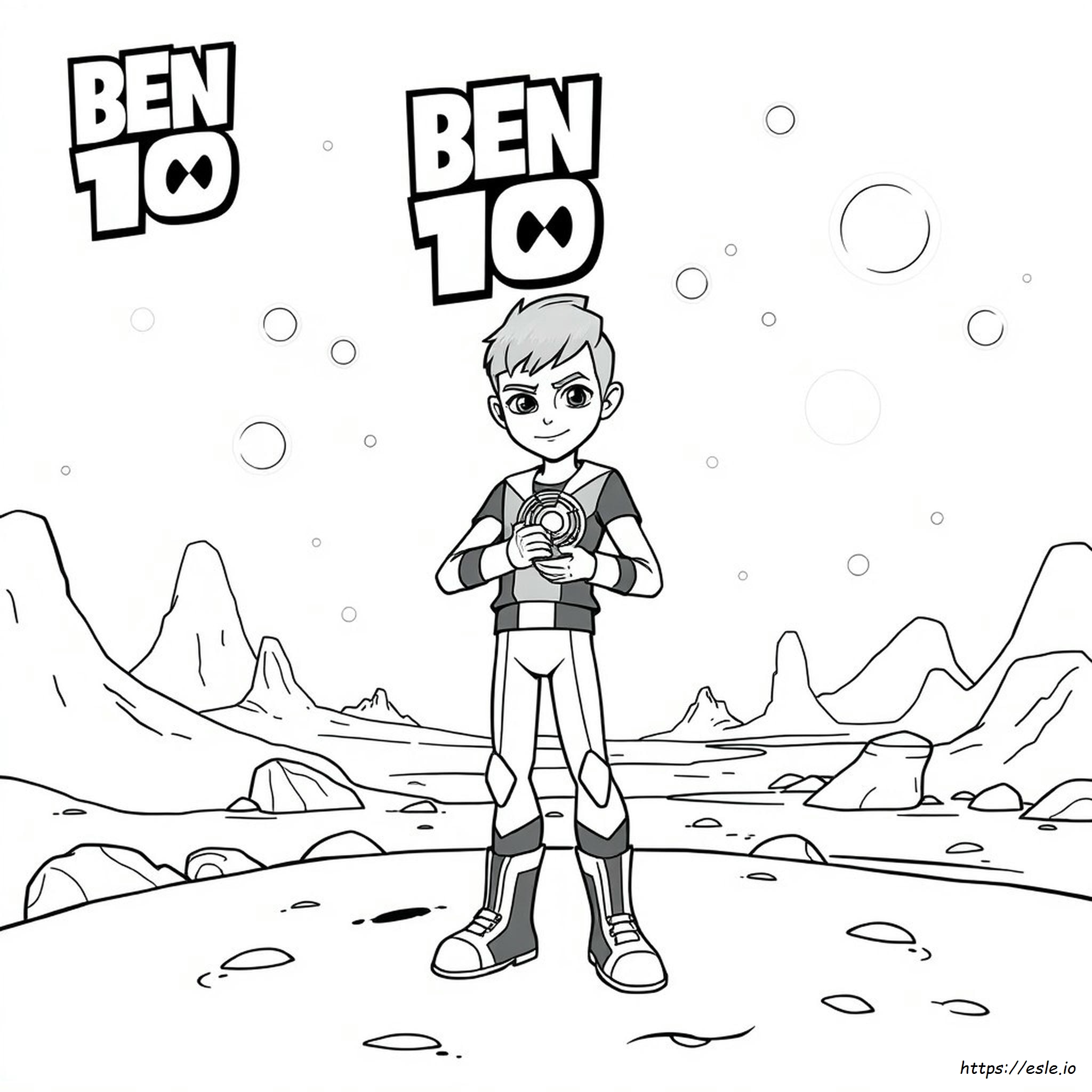 Planse De Colorat Ben 10
