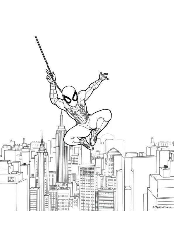 Spider Man Homecoming Colouring Pages