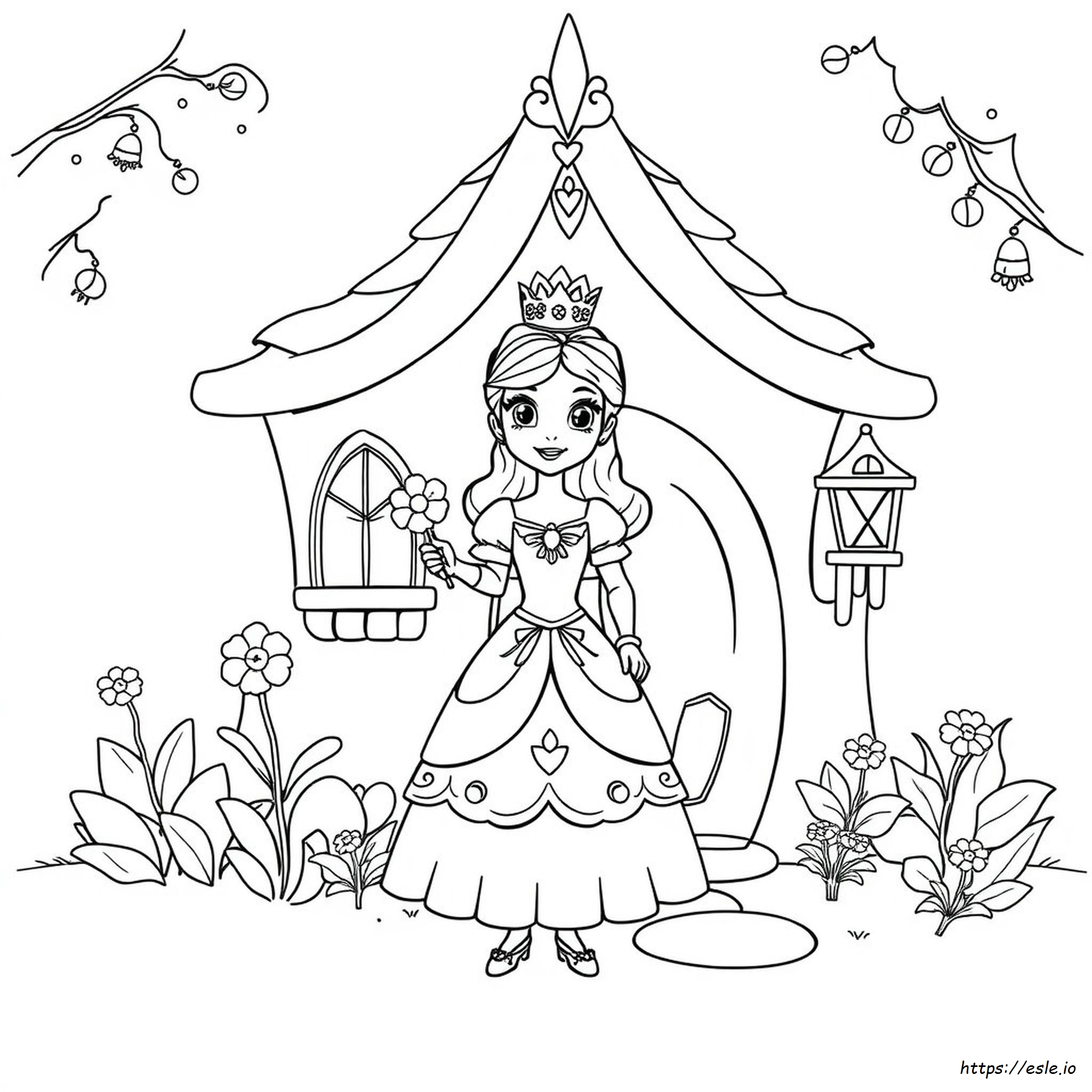 Isabela Encanto Printable Coloring Pages