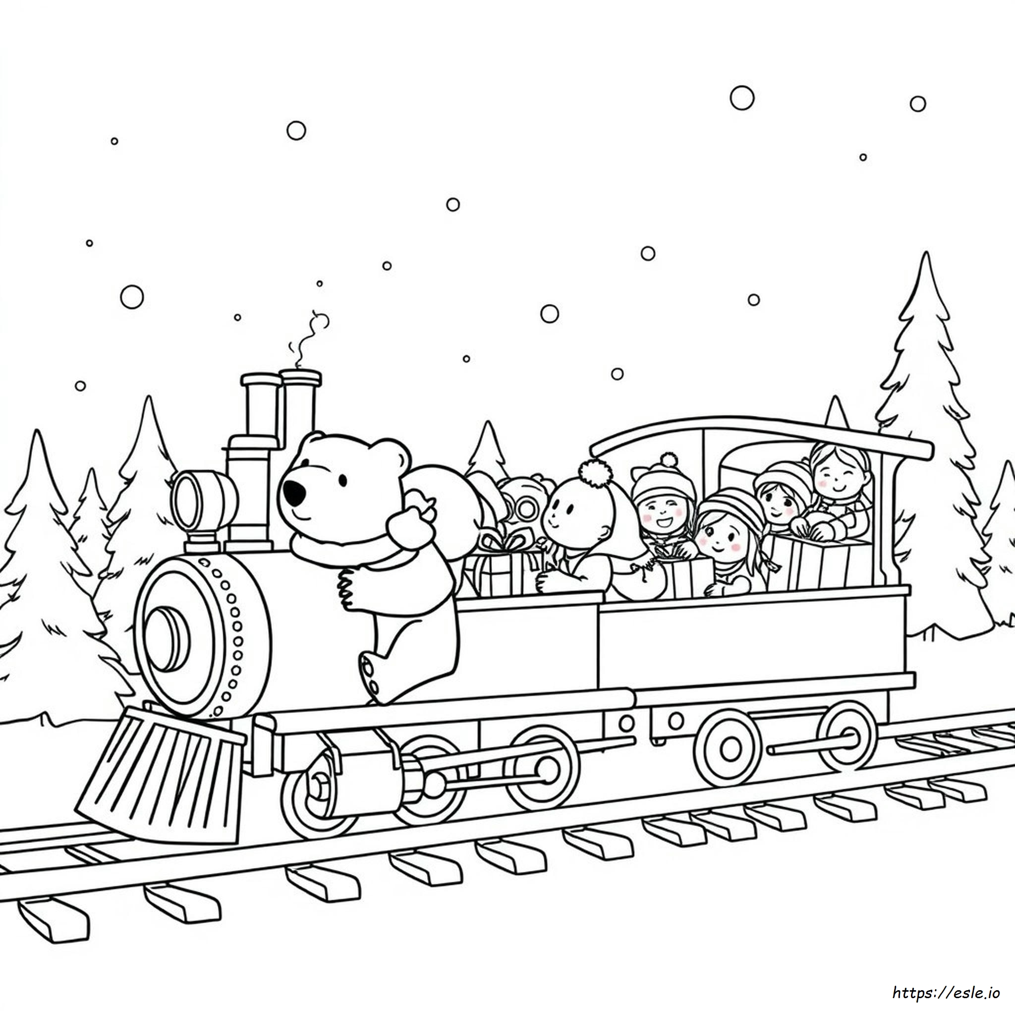 Polar Express Coloring Pictures