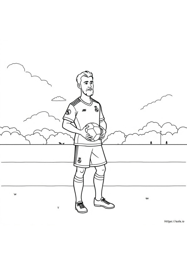 Gareth Bale Para Colorir