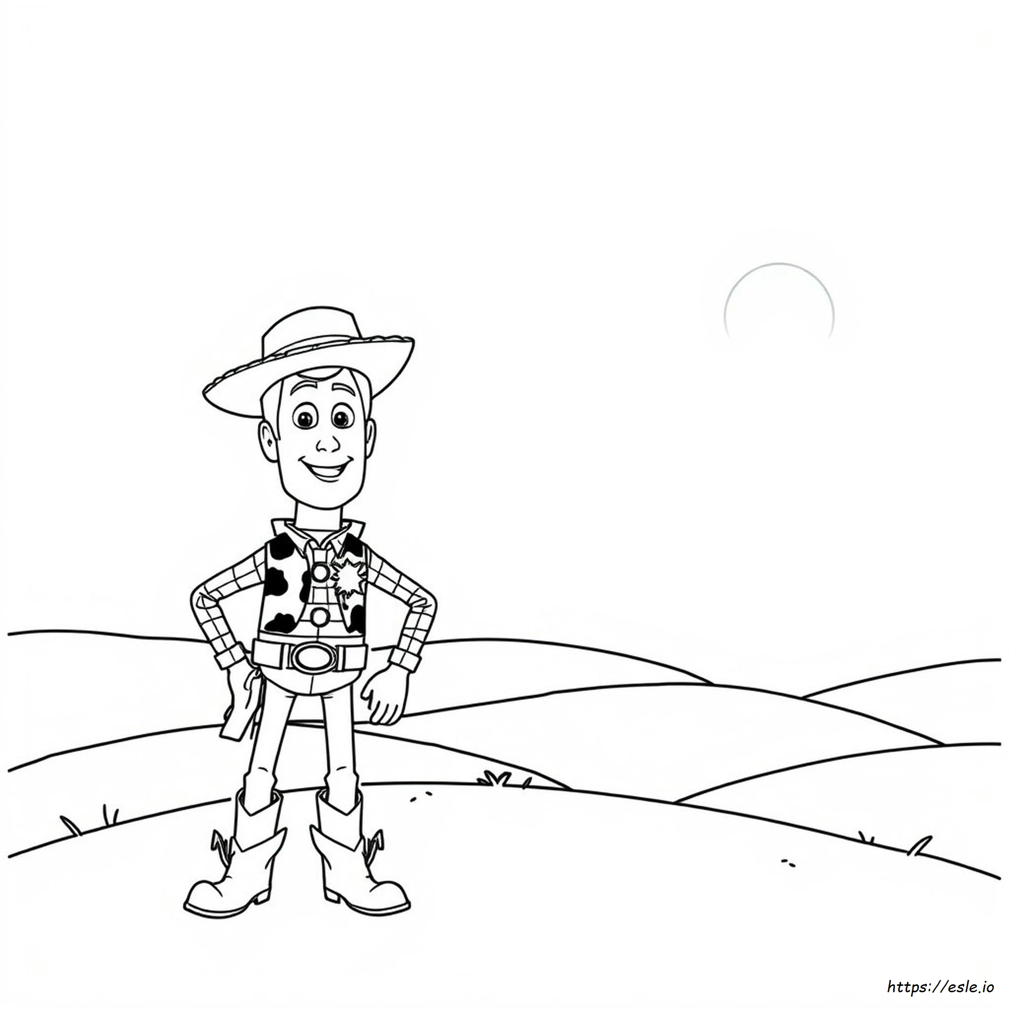 Drawing Easy Woody Coloring Page