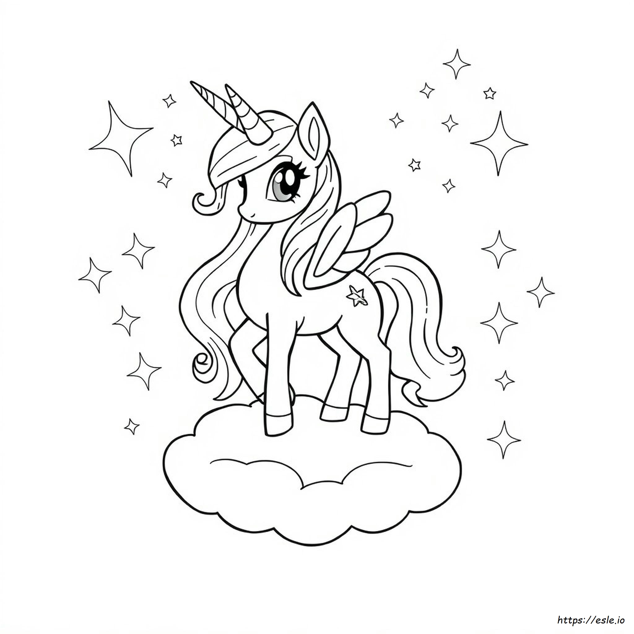 Alicorno Twilight Sparkle Da Colorare