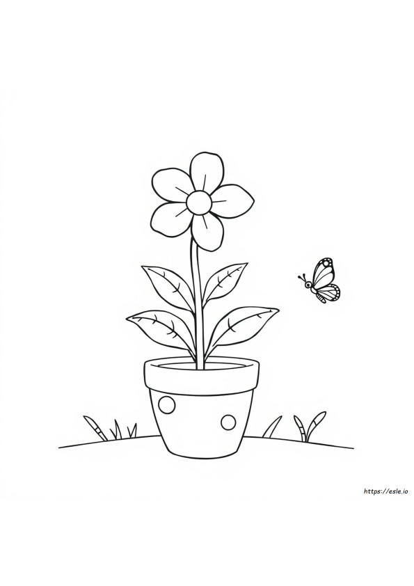 Images Of Flower Coloring Pages