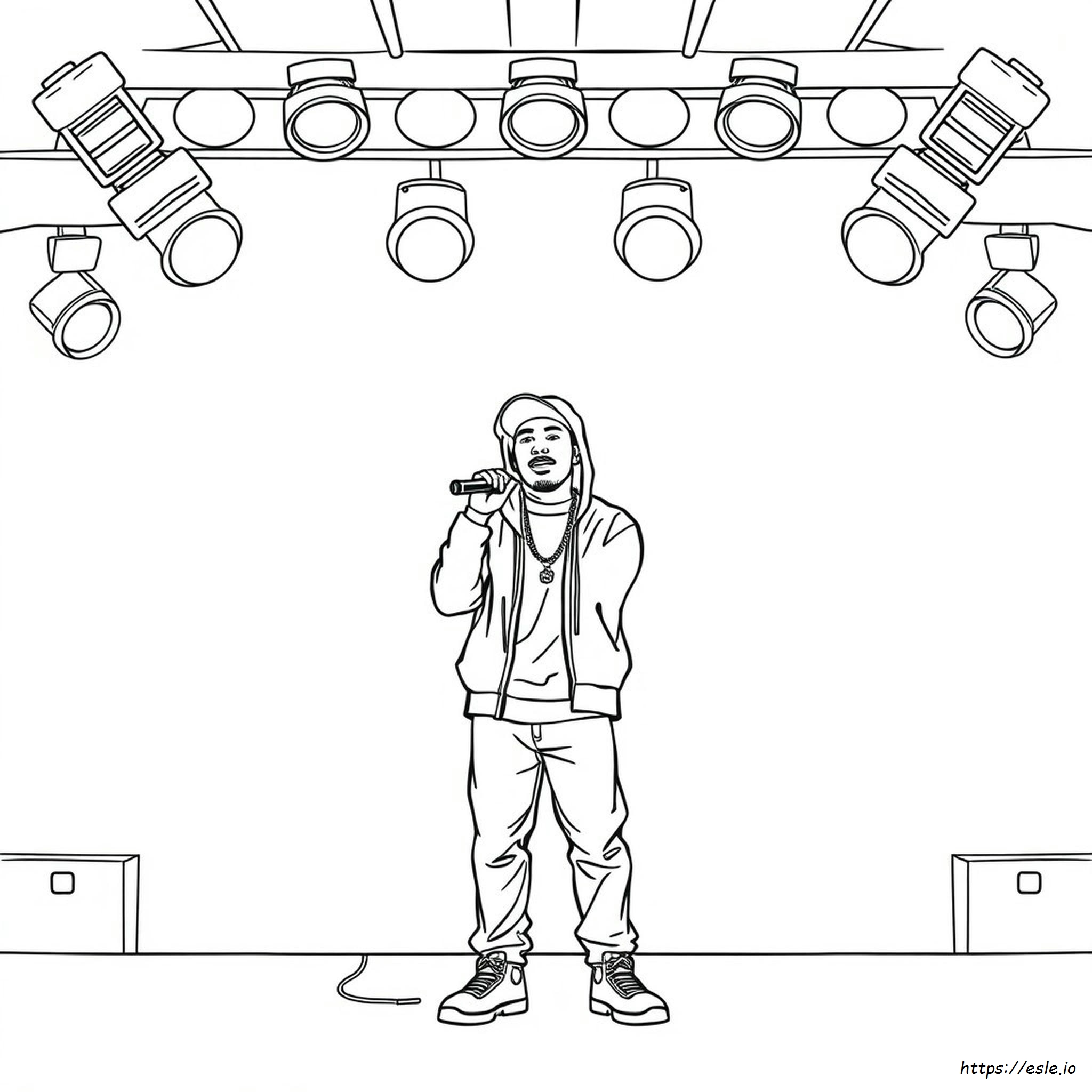 Disegni Da Colorare Di Rapper