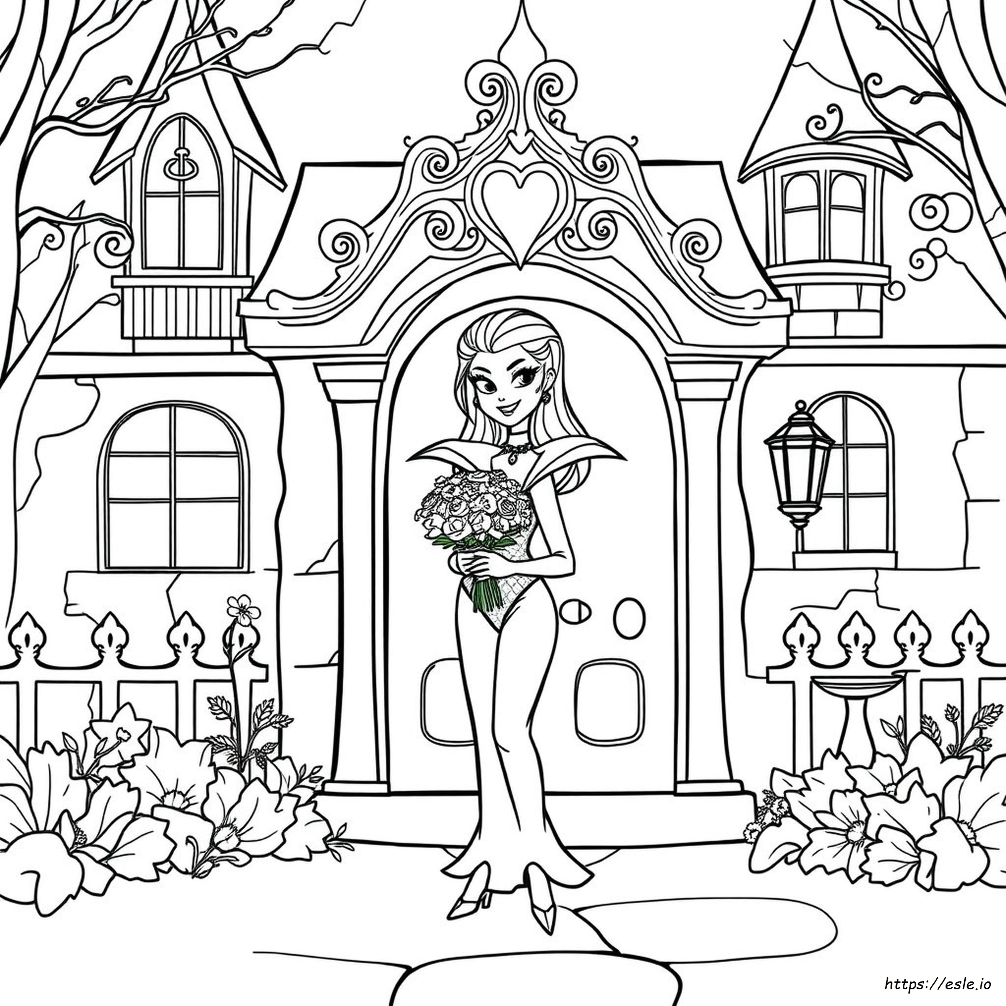 Draculaura Printable Coloring Pages