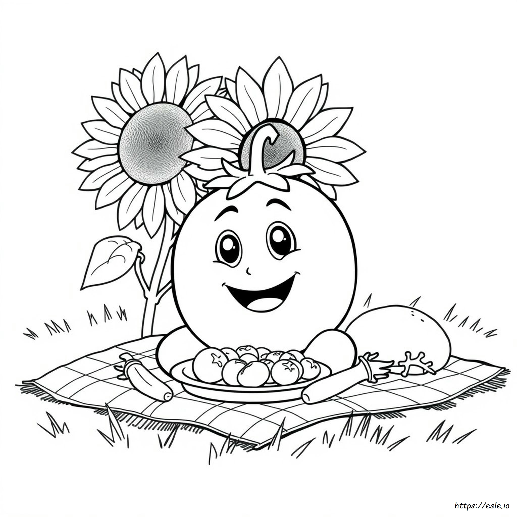 Bob The Tomato Coloring Page