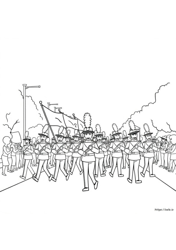 Coloriage Fanfare