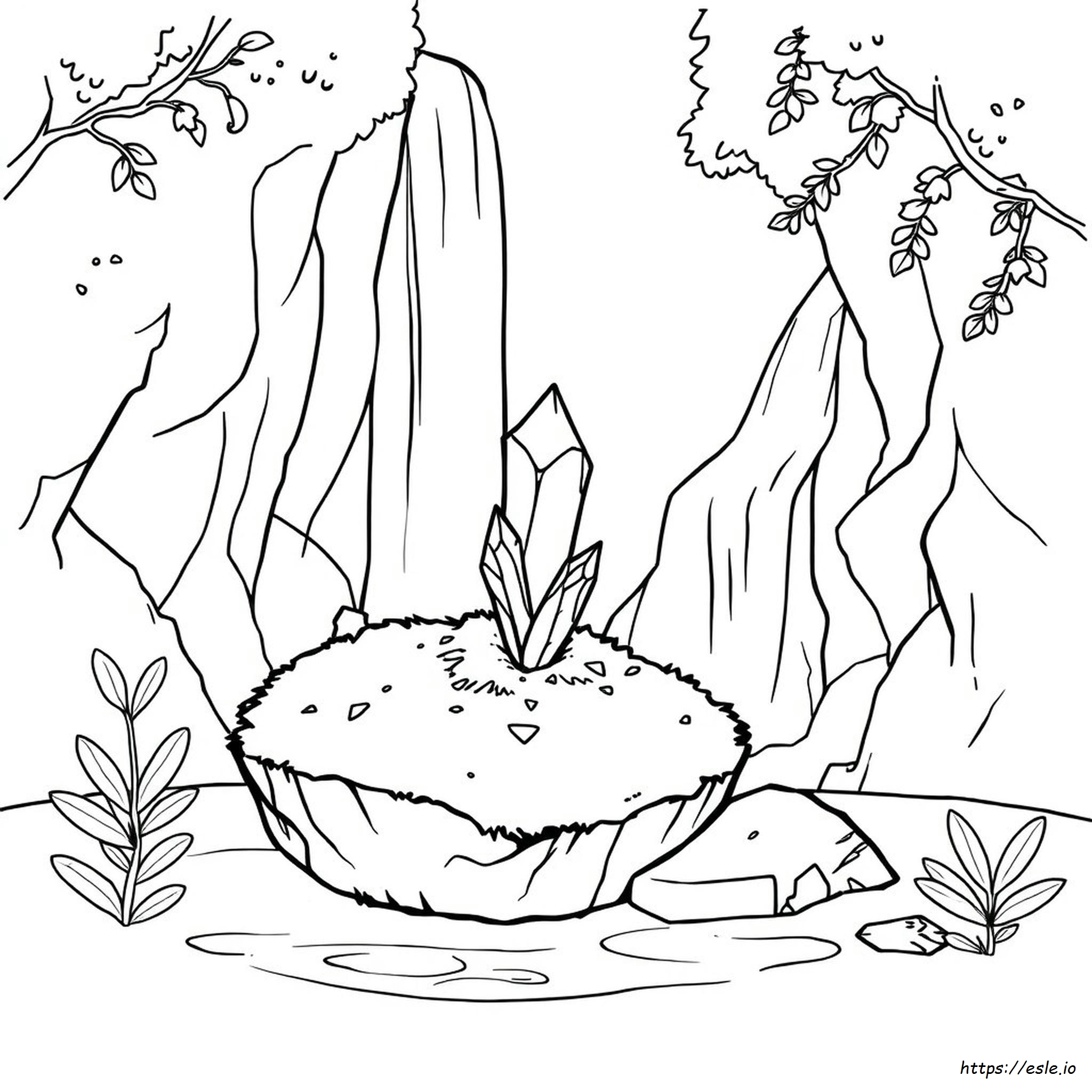 Crystal Coloring Pages Free